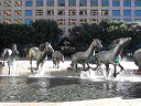 The Mustangs at Las Colinas Williams Square in Irving
