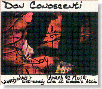 Don Conoscenti    Extremely Live at Eddie's Attic