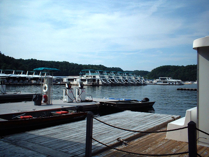 State Dock inside Lake Cumberland Resort State Park