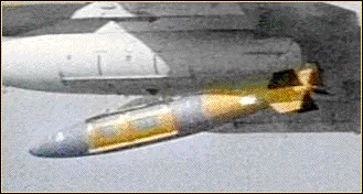 A bomb similar to this one killed three U.S. soldiers Wednesday.