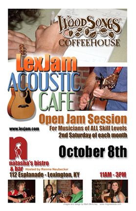 LexJam Acoustic Cafe Flyer