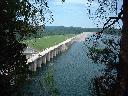 Wolf Creek Dam across Lake Cumberland