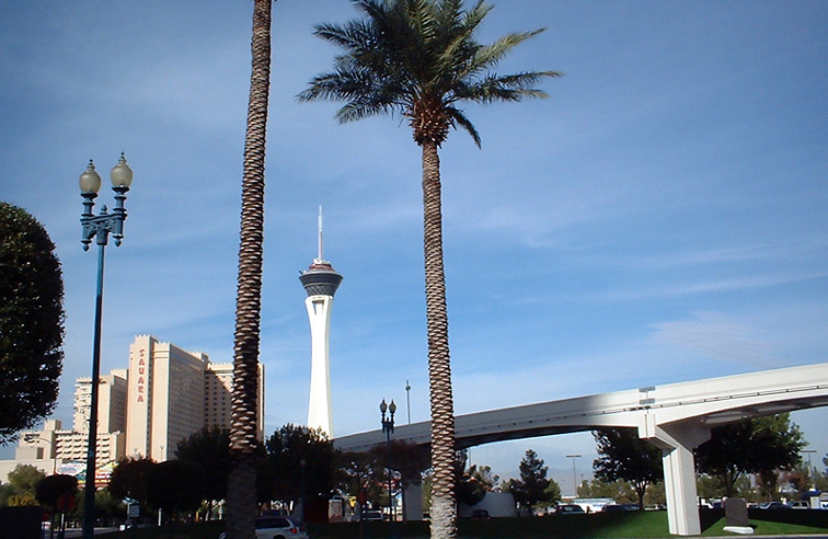 The Stratosphere Hotel and Casino on the strip